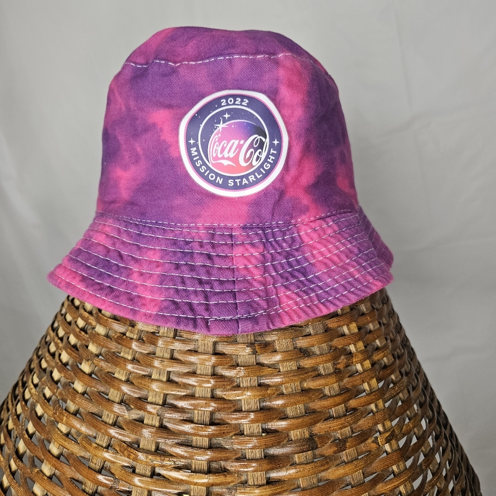 Purple and Pink Tie-Dye Bucket Hat